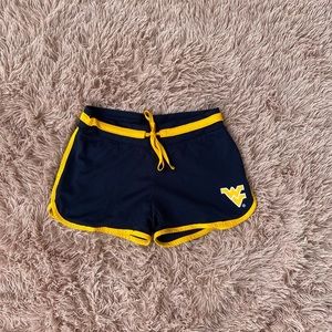 Wvu blue and yellow shorts